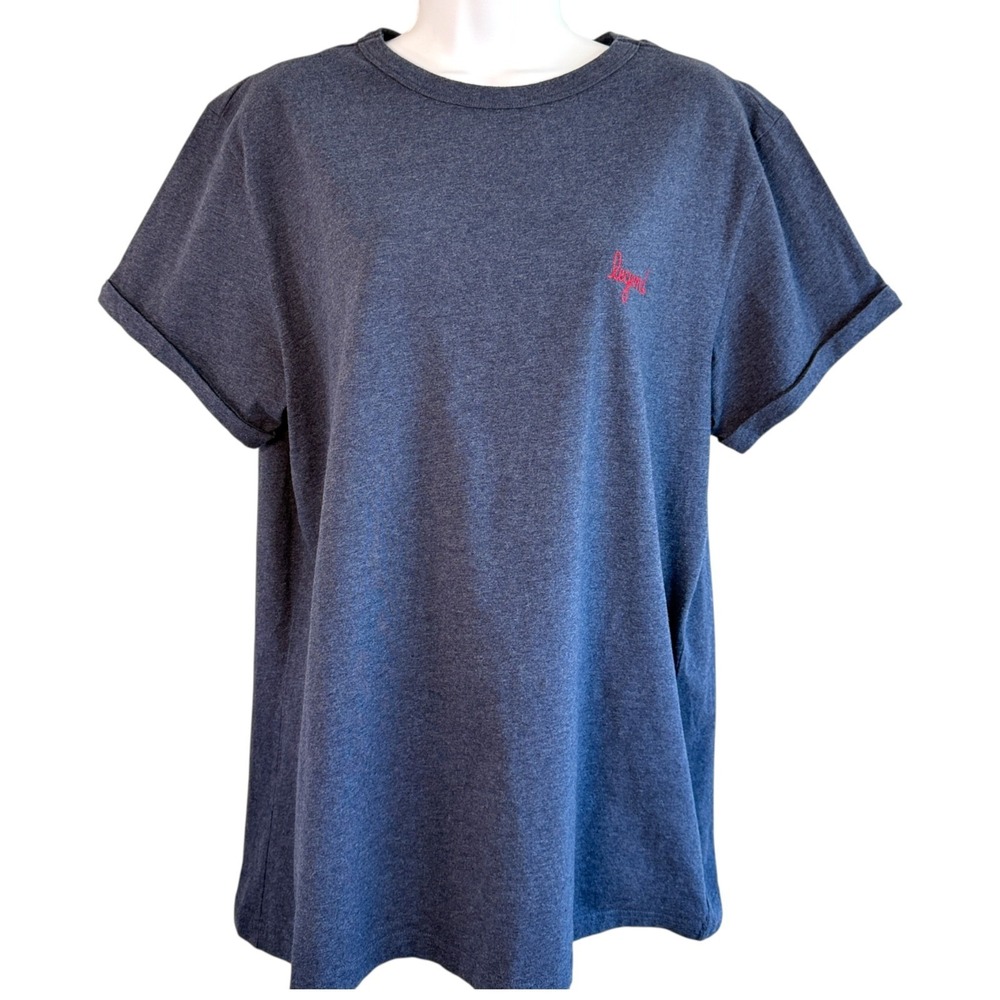 Maison Labiche Womens Legend Embroidered  Organic Cotton‎ T Shirt Size L